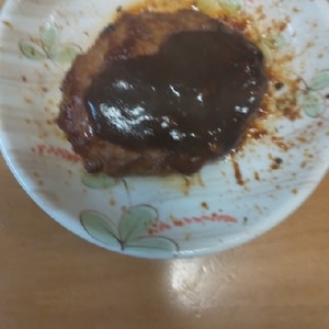 フライパンで下準備～焼きまで　ずぼらハンバーグ